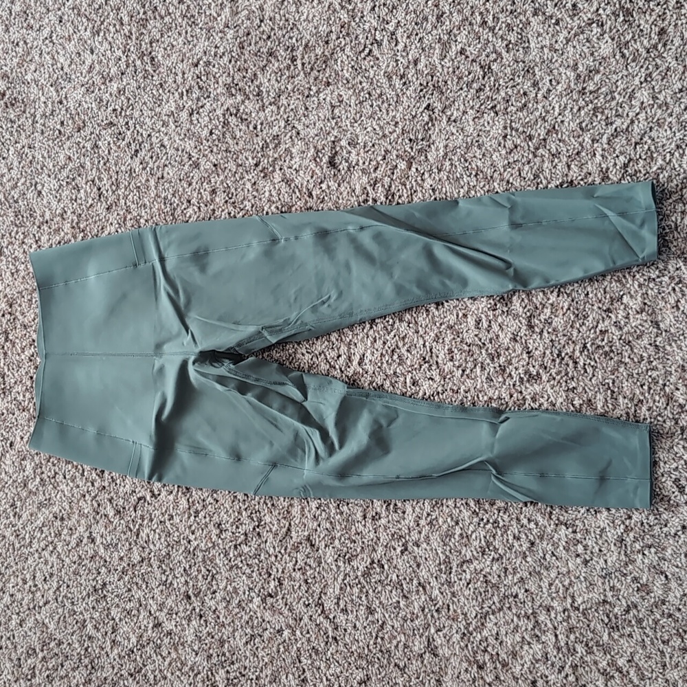 Power High-Waisted 7/8 Workout Leggings in Heath Green size XS, 7/8 length